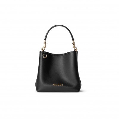 GUCCI GG EMBLEM MINI BUCKET BAG 815118 (19*18*11cm)